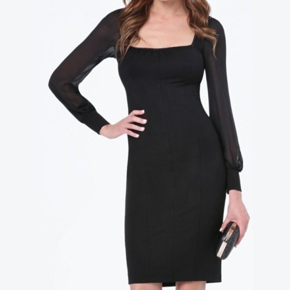 Bebe black Ponte dress